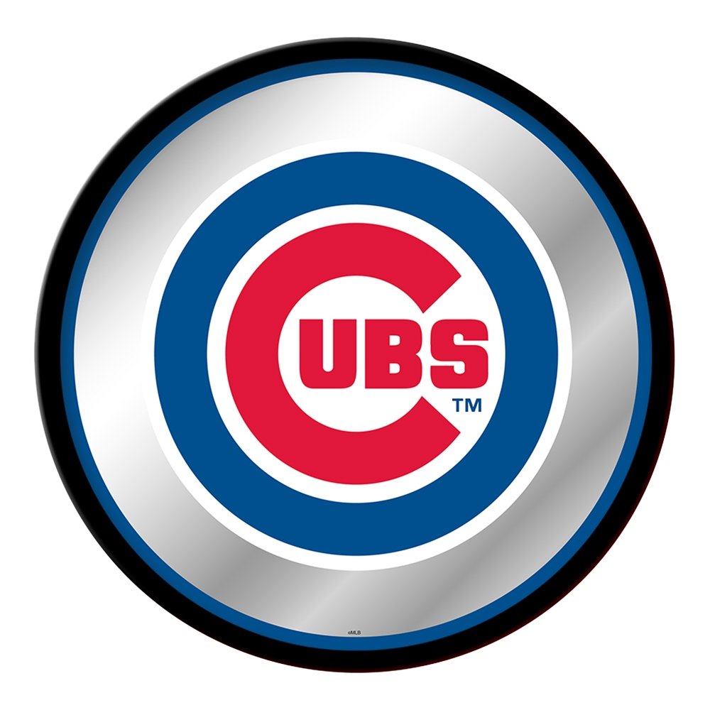 Chicago Cubs: Modern Disc Mirrored Wall Sign - The Fan-Brand