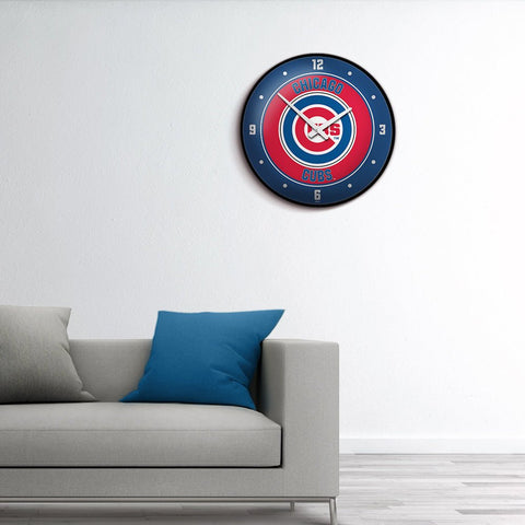 Chicago Cubs: Modern Disc Wall Clock - The Fan-Brand