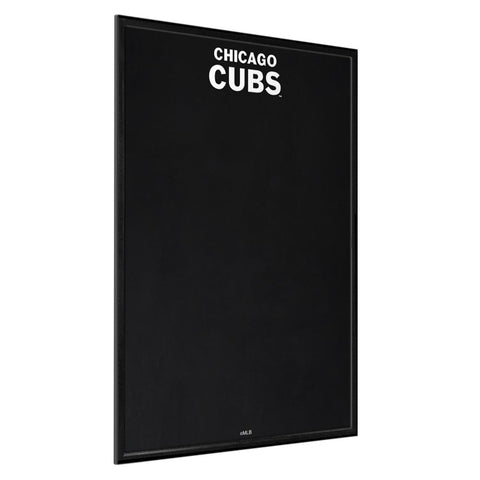 Chicago Cubs: Wordmark - Framed Chalkboard - The Fan-Brand