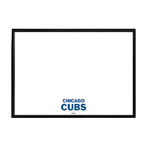 Chicago Cubs: Wordmark - Framed Dry Erase Wall Sign - The Fan-Brand