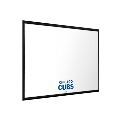 Chicago Cubs: Wordmark - Framed Dry Erase Wall Sign - The Fan-Brand