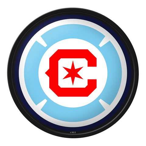 Chicago Fire: Modern Disc Wall Sign - The Fan-Brand