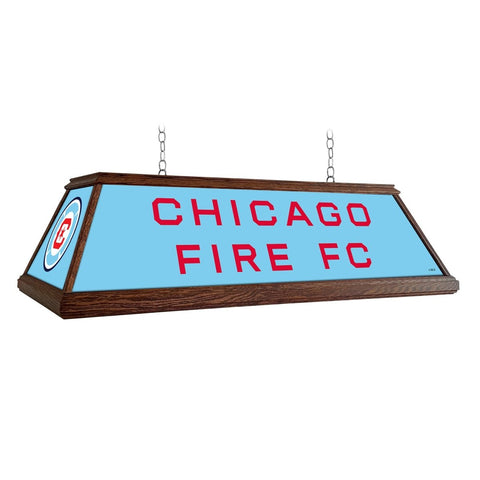 Chicago Fire: Premium Wood Pool Table Light - The Fan-Brand