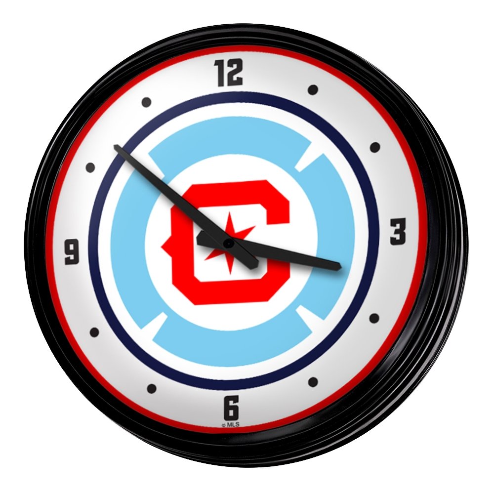 Chicago Fire: Retro Lighted Wall Clock - The Fan-Brand