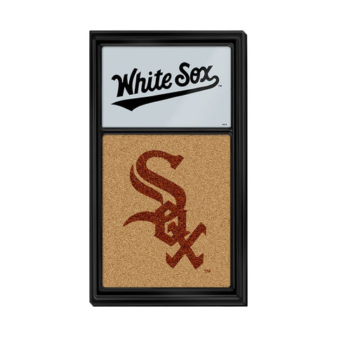 Chicago White Sox: Dual Logo - Cork Note Board - The Fan-Brand