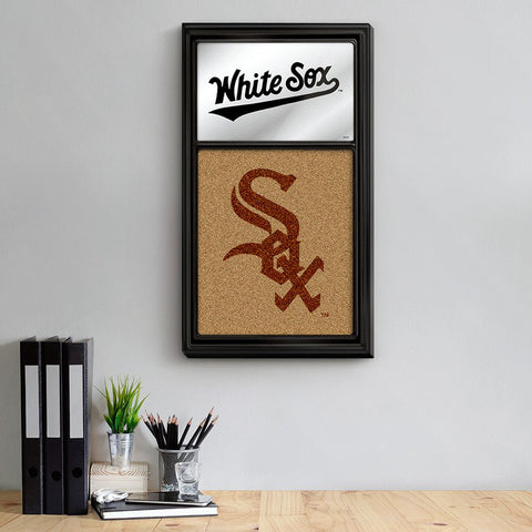 Chicago White Sox: Dual Logo - Mirrored Dry Erase Note Board - The Fan-Brand
