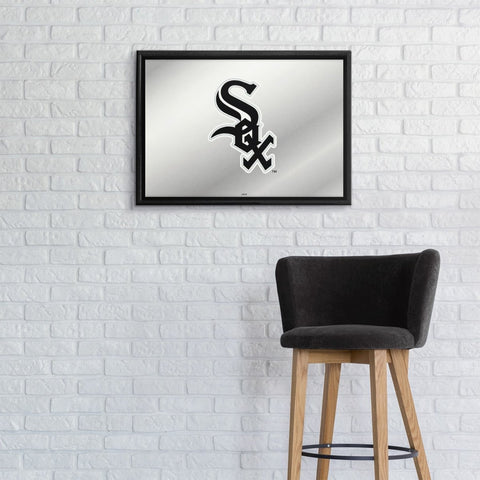Chicago White Sox: Framed Mirrored Wall Sign - The Fan-Brand