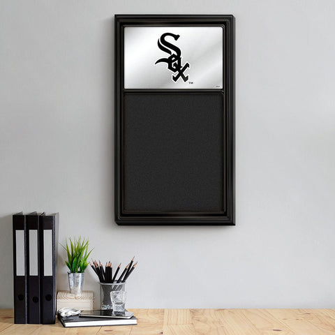 Chicago White Sox: Logo - Mirrored Chalk Note Board - The Fan-Brand
