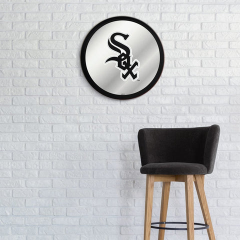 Chicago White Sox: Modern Disc Mirrored Wall Sign - The Fan-Brand