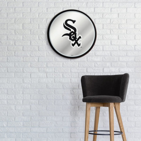 Chicago White Sox: Modern Disc Mirrored Wall Sign - The Fan-Brand