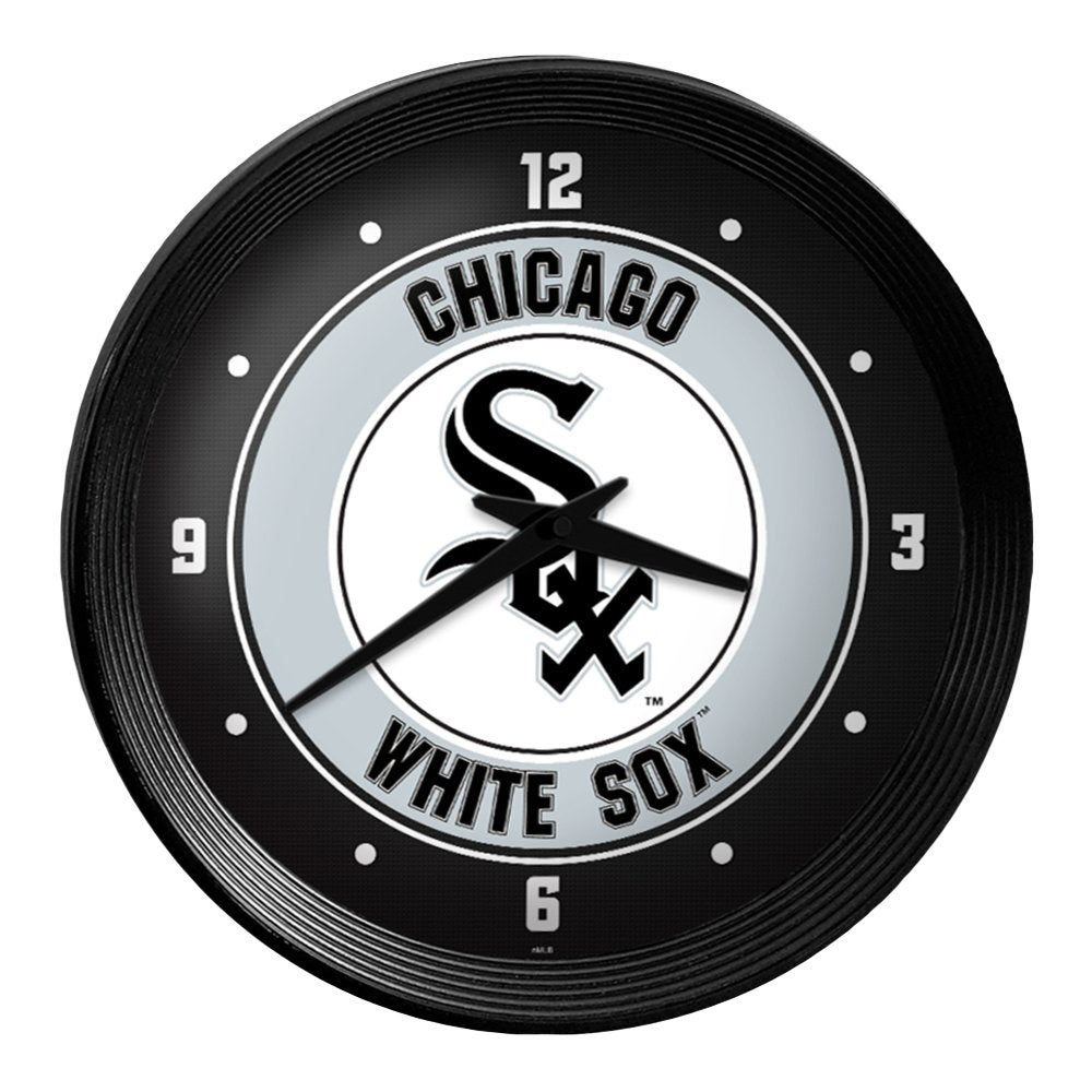Chicago White Sox: Ribbed Frame Wall Clock - The Fan-Brand