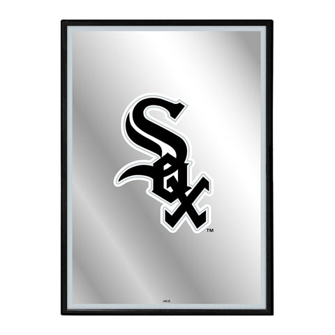 Chicago White Sox: Vertical Framed Mirrored Wall Sign - The Fan-Brand