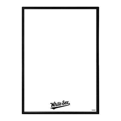 Chicago White Sox: Wordmark - Framed Dry Erase Wall Sign - The Fan-Brand