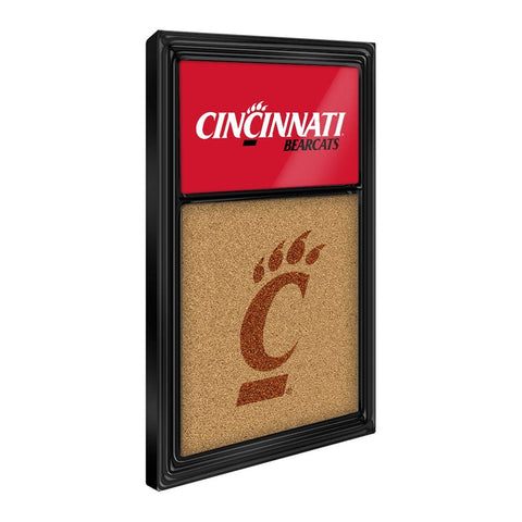 Cincinnati Bearcats: Dual Logo - Cork Note Board - The Fan-Brand