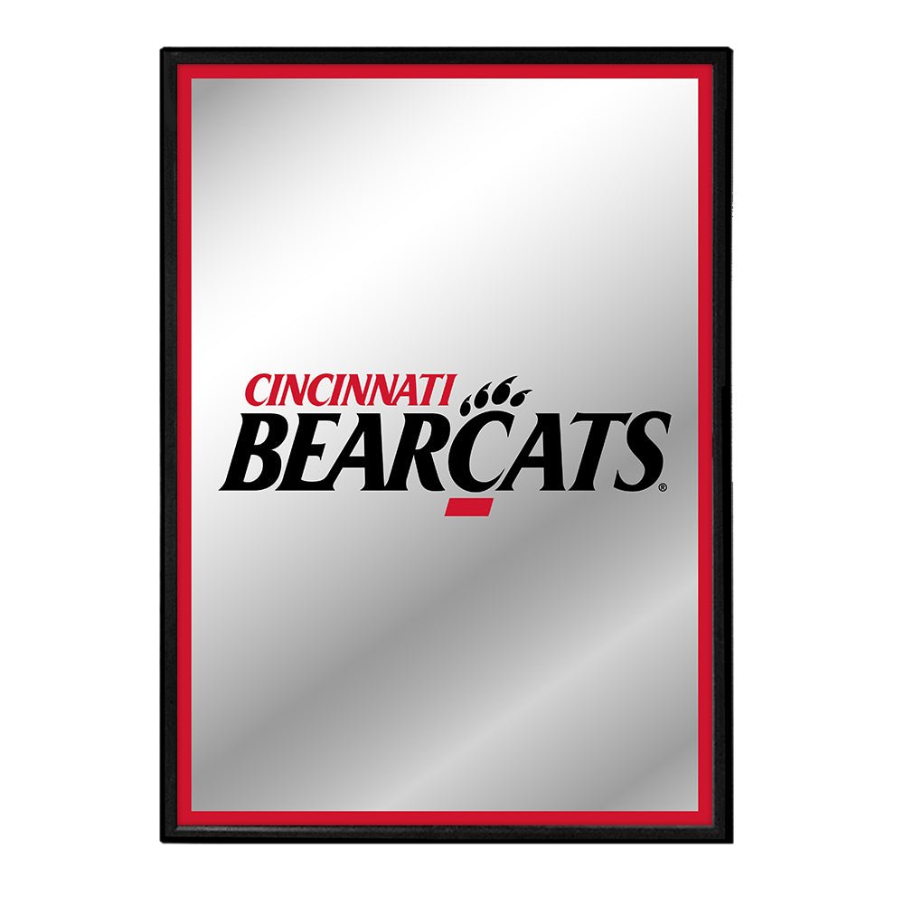Cincinnati Bearcats: Framed Mirrored Wall Sign - The Fan-Brand