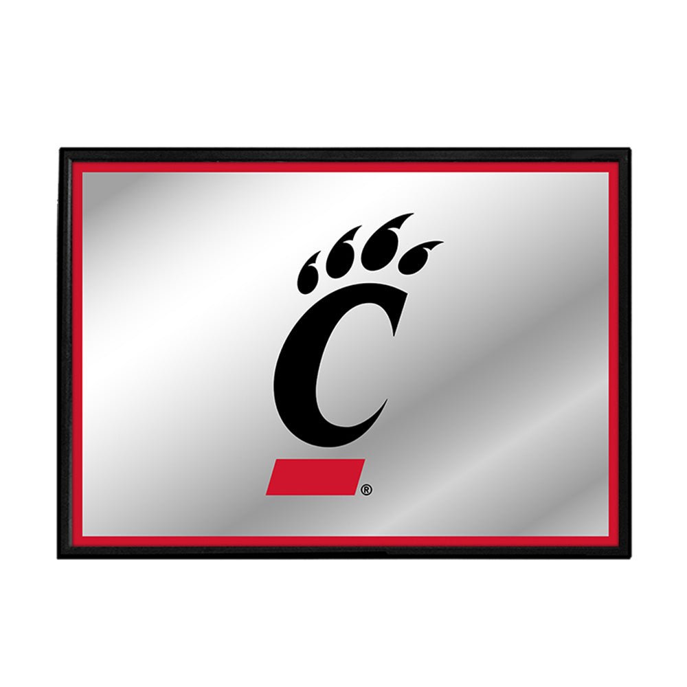 Cincinnati Bearcats: Logo - Framed Mirrored Wall Sign - The Fan-Brand