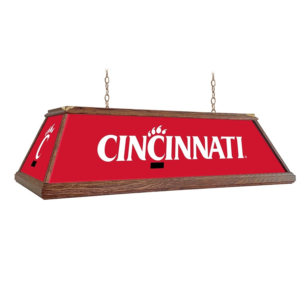 Cincinnati Bearcats: Premium Wood Pool Table Light - The Fan-Brand