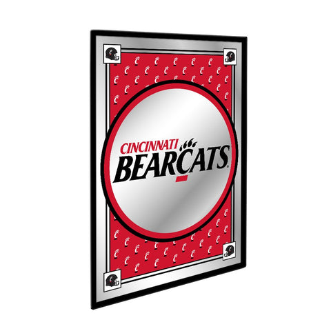 Cincinnati Bearcats: Team Spirit - Framed Mirrored Wall Sign - The Fan-Brand