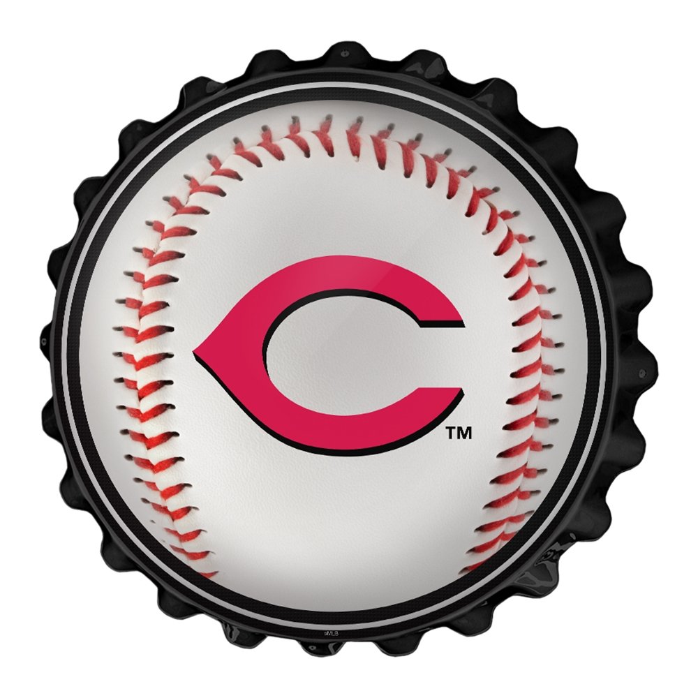 Cincinnati Reds: Baseball - Bottle Cap Wall Sign - The Fan-Brand