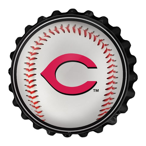Cincinnati Reds: Baseball - Bottle Cap Wall Sign - The Fan-Brand