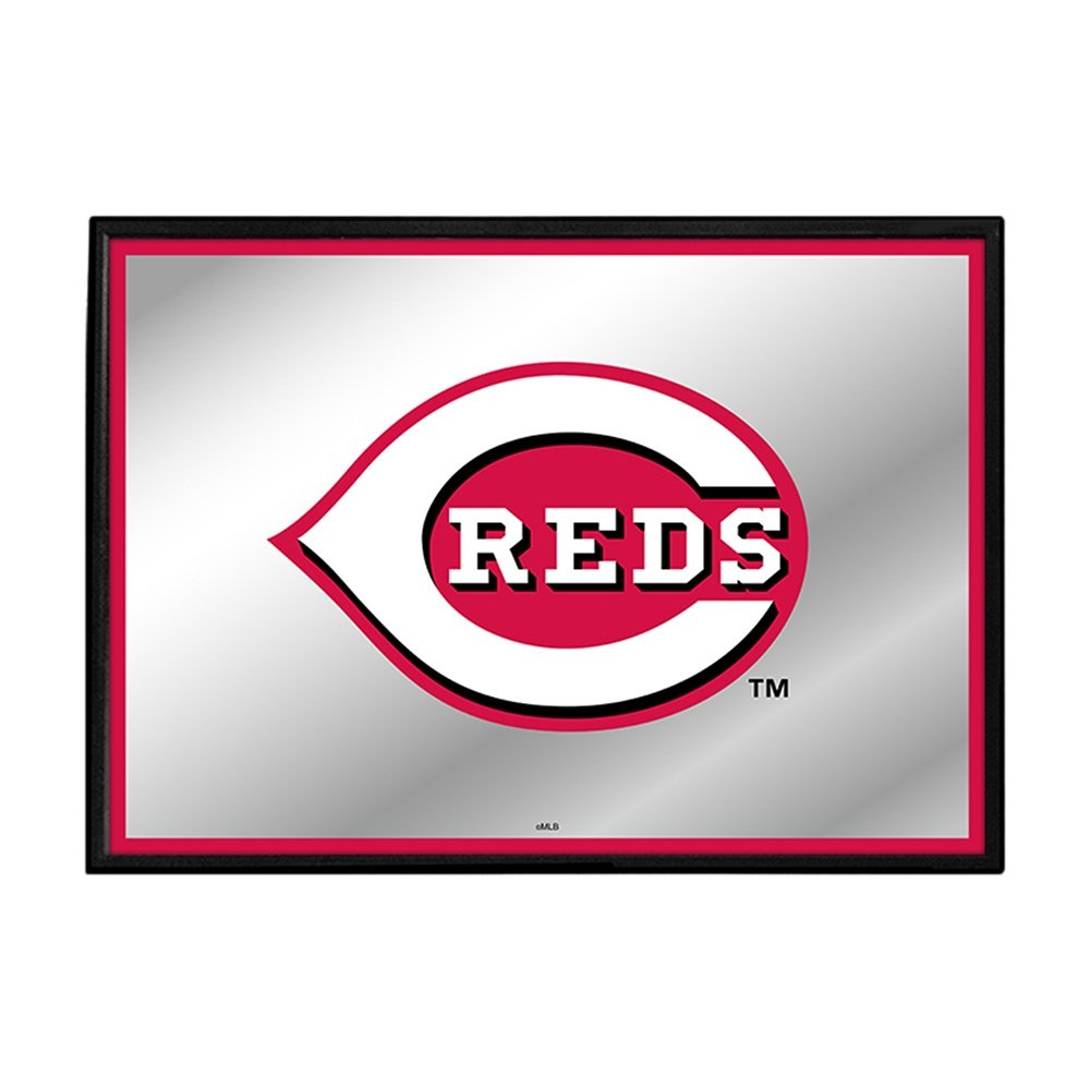 Cincinnati Reds: Framed Mirrored Wall Sign - The Fan-Brand