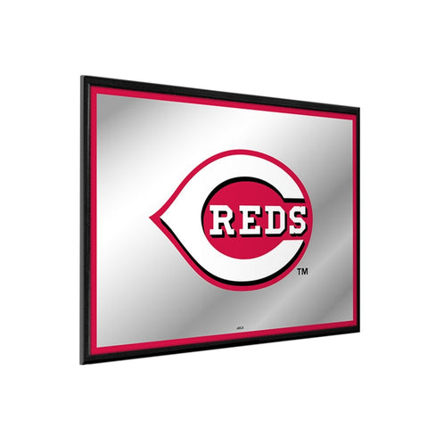 Cincinnati Reds: Framed Mirrored Wall Sign - The Fan-Brand