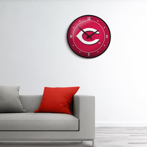 Cincinnati Reds: Logo - Modern Disc Wall Clock - The Fan-Brand