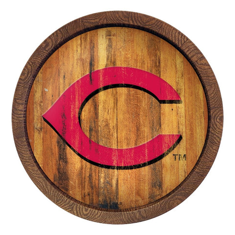 Cincinnati Reds: Logo - Weathered 