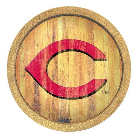 Cincinnati Reds: Logo - Weathered 