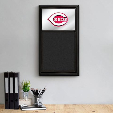 Cincinnati Reds: Mirrored Chalk Note Board - The Fan-Brand