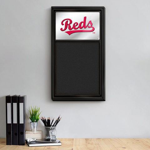 Cincinnati Reds: Mirrored Chalk Note Board - The Fan-Brand