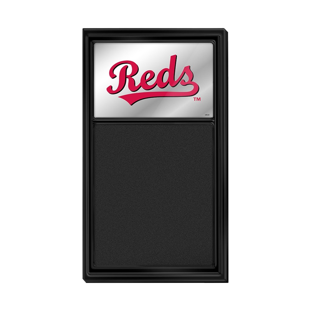 Cincinnati Reds: Mirrored Chalk Note Board - The Fan-Brand