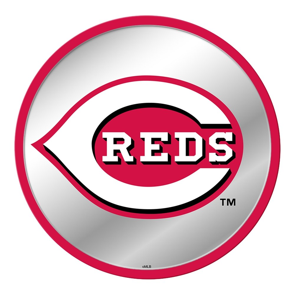 Cincinnati Reds: Modern Disc Mirrored Wall Sign - The Fan-Brand