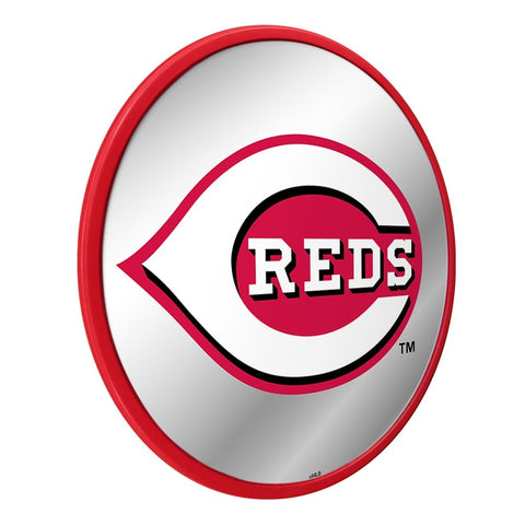 Cincinnati Reds: Modern Disc Mirrored Wall Sign - The Fan-Brand