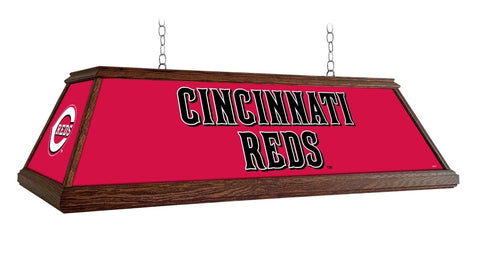 Cincinnati Reds: Premium Wood Pool Table Light - The Fan-Brand