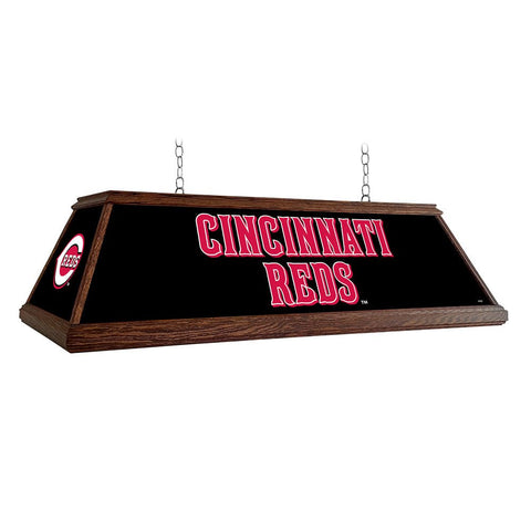 Cincinnati Reds: Premium Wood Pool Table Light - The Fan-Brand