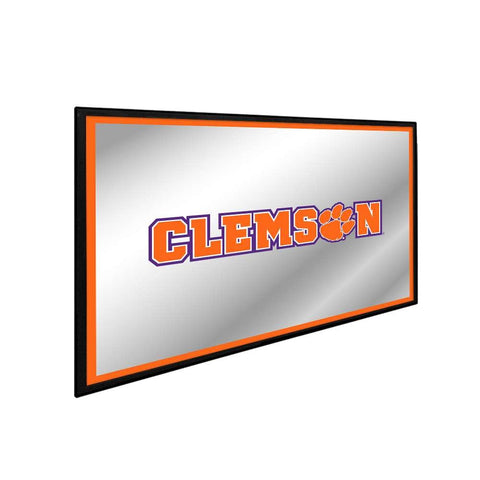 Clemson Tigers: Framed Mirrored Wall Sign - The Fan-Brand