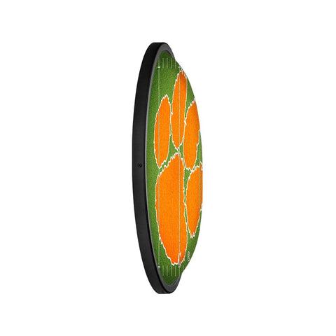 Clemson Tigers: On the 50 - Oval Slimline Lighted Wall Sign - The Fan-Brand