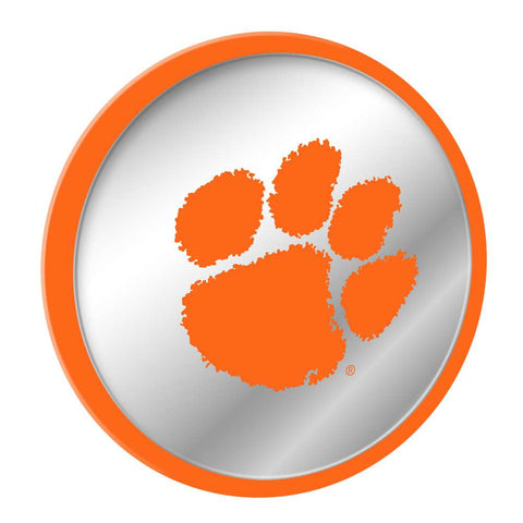 The Fan-Brand 19 in. x 28 in. Clemson Tigers Paw Print Framed