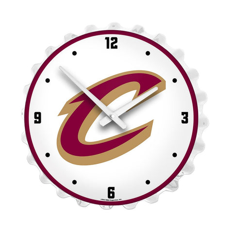Cleveland Cavaliers: Bottle Cap Lighted Wall Clock - The Fan-Brand