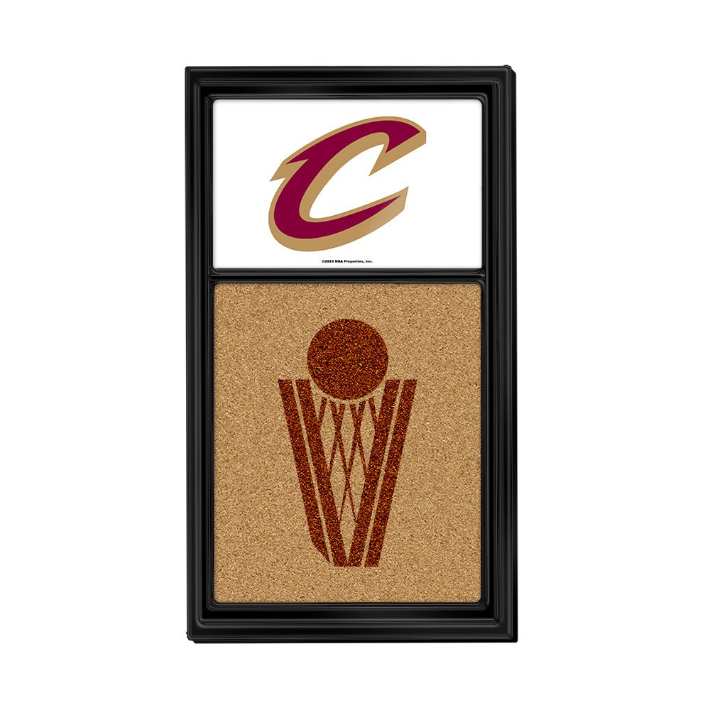 Cleveland Cavaliers: Dual Logo - Cork Note Board - The Fan-Brand