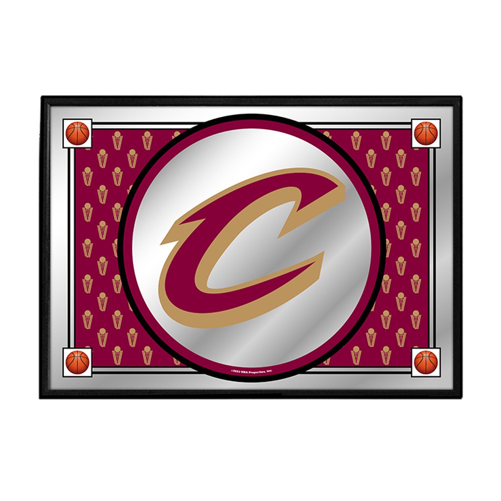 Cleveland Cavaliers: Team Spirit - Framed Mirrored Wall Sign - The Fan-Brand