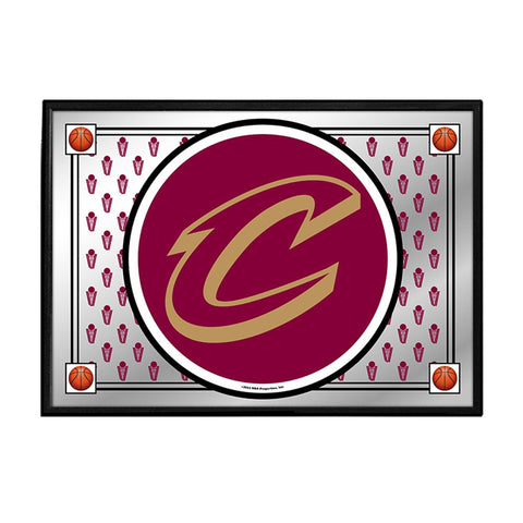Cleveland Cavaliers: Team Spirit - Framed Mirrored Wall Sign - The Fan-Brand