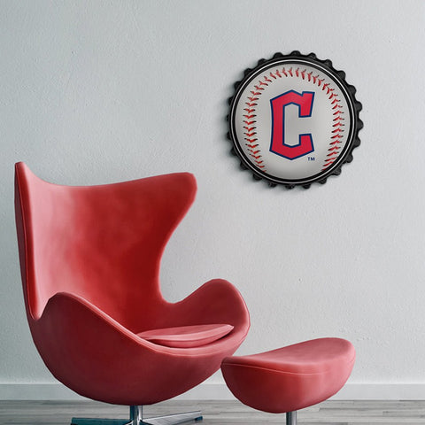 Cleveland Guardians: Baseball - Bottle Cap Wall Sign - The Fan-Brand