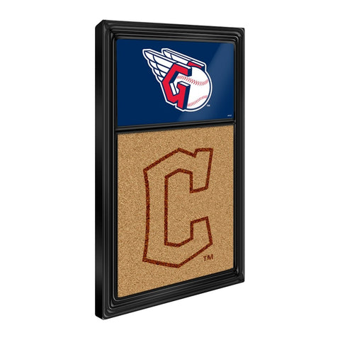 Cleveland Guardians: Dual Logo - Cork Note Board - The Fan-Brand