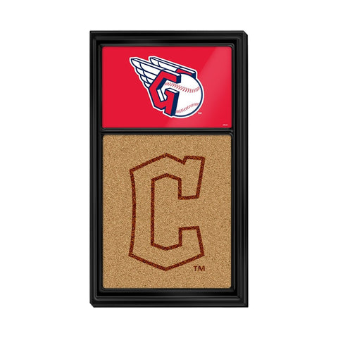 Cleveland Guardians: Dual Logo - Cork Note Board - The Fan-Brand