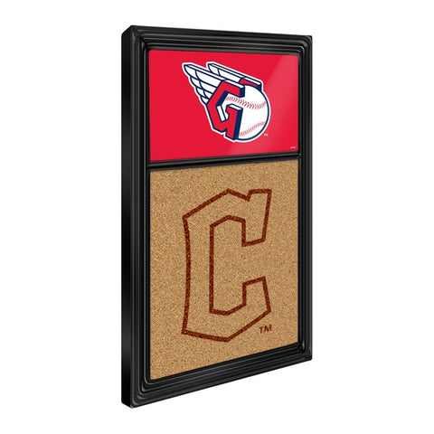 Cleveland Guardians: Dual Logo - Cork Note Board - The Fan-Brand