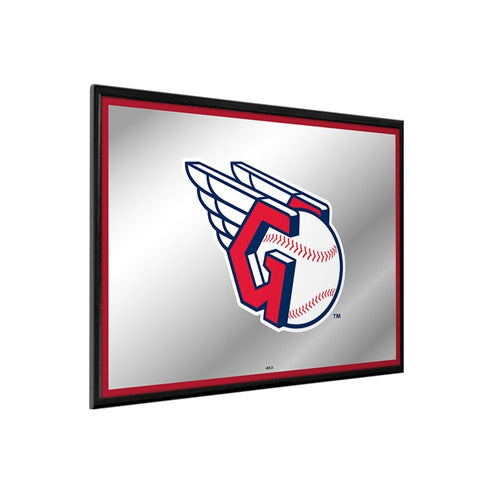 Cleveland Guardians: Framed Mirrored Wall Sign - The Fan-Brand