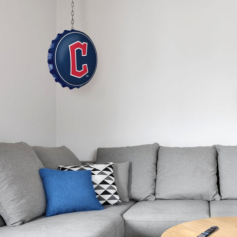 Cleveland Guardians: Logo - Bottle Cap Dangler - The Fan-Brand