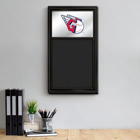 Cleveland Guardians: Logo - Mirrored Chalk Note Board - The Fan-Brand